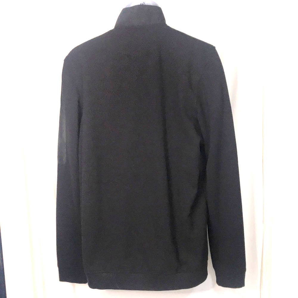 Ted Baker Black Tall Fit light weight Full Zip and Snap Bomber jacket size 4 - Picture 3 of 12